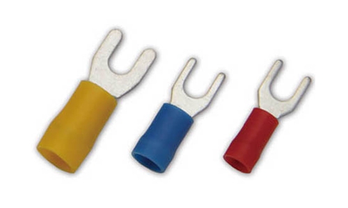 PVC Insulated Fork Terminals(Double Crimp)
