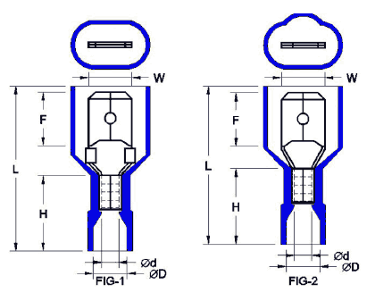 Nylon Fully Insulated Male Disconnect(Easy Entry)