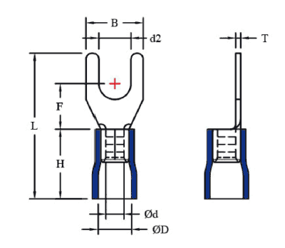 PVC Insulated Fork Terminals