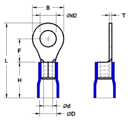 Vinyl-Insulated Ring Terminals